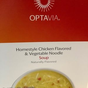 Optavia Home Style chicken & vegetable soup BIUB 8/11/22